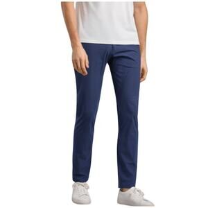 Rhone Commuter Pants Mens 38 Deep Navy Blue Performance Stretch Chino Pants